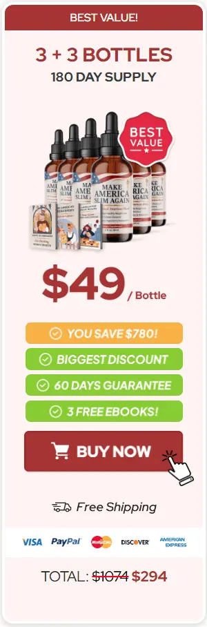 Buy Make America Slim Again 6 Bottle